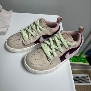 Jordan Kids Sneakers in Beige and Pink